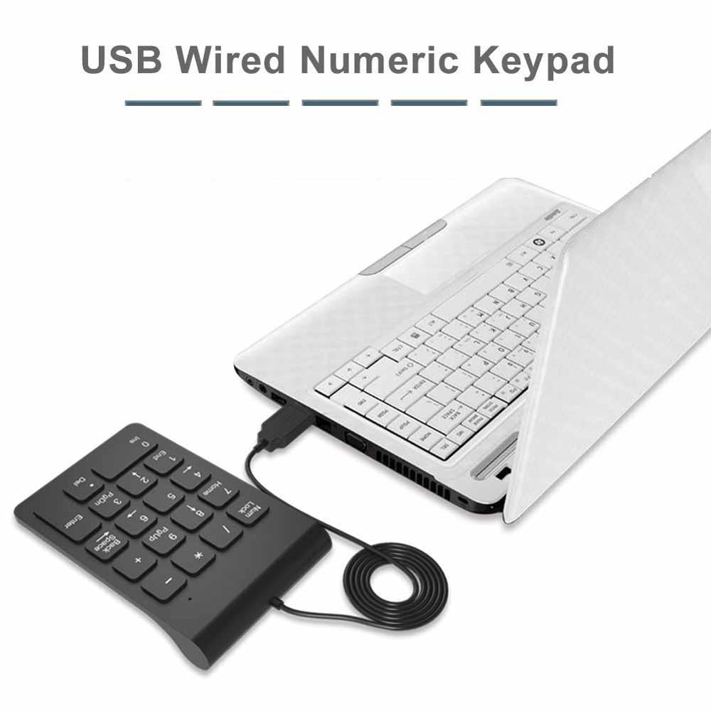 AVATTO Small-size 2.4GHz Wireless Numeric Keypad Numpad 18 Keys Digital Keyboard for Accounting Teller Laptop Notebook Tablets