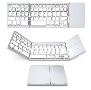 #1 Foldable Bluetooth Keyboard - Travel Pocket Keyboard