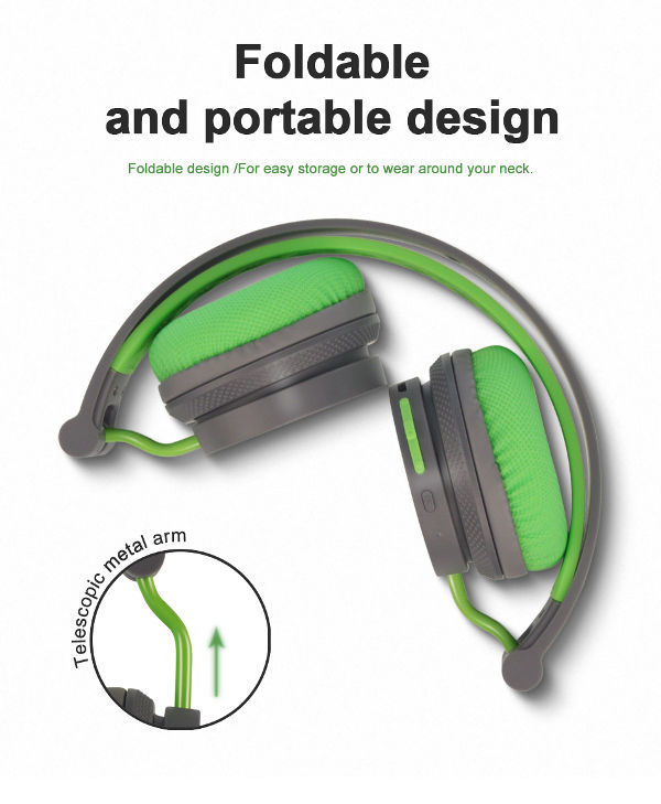 MTL4S Bluetooth headset Sporty Wireless Headphone On Ear Design Foldable & Portable Built-in MIC